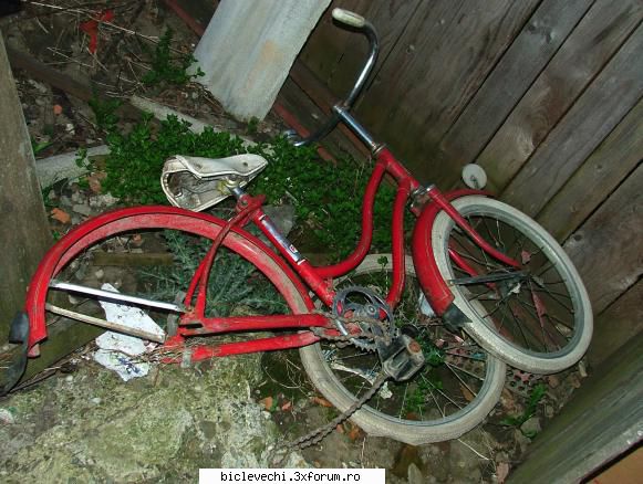 pegas fete aceasta bicicleta fost copil plimba fericit ulitele satului...